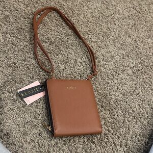 NEW Kedzie Brown Crossbody Bag - Compact Leather Shoulder Purse